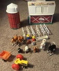 Vintage 1967 Fisher Price Play Family Farm Barn W/Silo All Original Pieces  #915