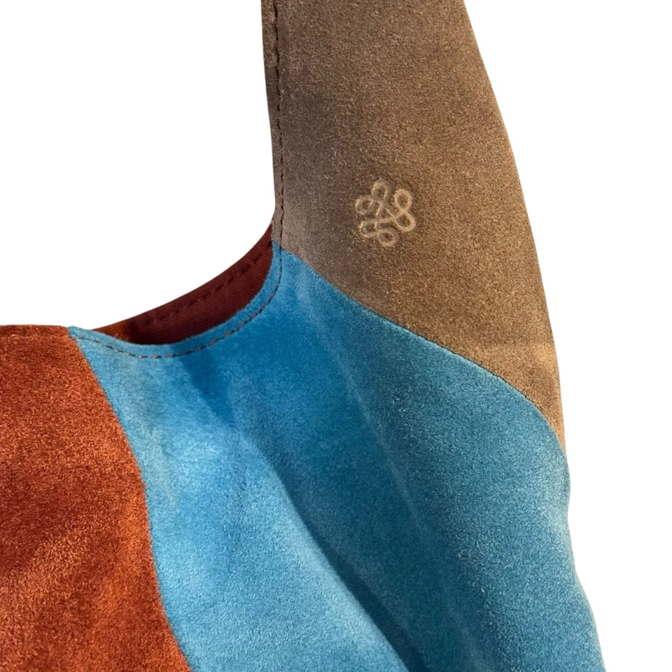 Bolso de Hombro The Sak 120 Gamuza Hobo Patchwork Boho Hippie ¡RARO!! Foto 4 de 4