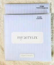 New Set of 2 Close To My Heart My Acrylix Stamp Sets