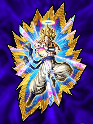 Anime Dragon Ball Super Saiyan Gogeta High Quality Vinyl Sticker