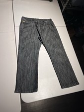 Southpole Jeans Men's 36 Black Wide Leg Baggy Grunge Hip Hop Y2K VTG 34x28