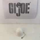 VINTAGE 1960's GI JOE WHITE HARD PLASTIC HELMET HONG KONG