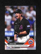 2025 Topps Now - Jonah Tong - Mets Pitching Prospect Debut - #628 Victorius Win