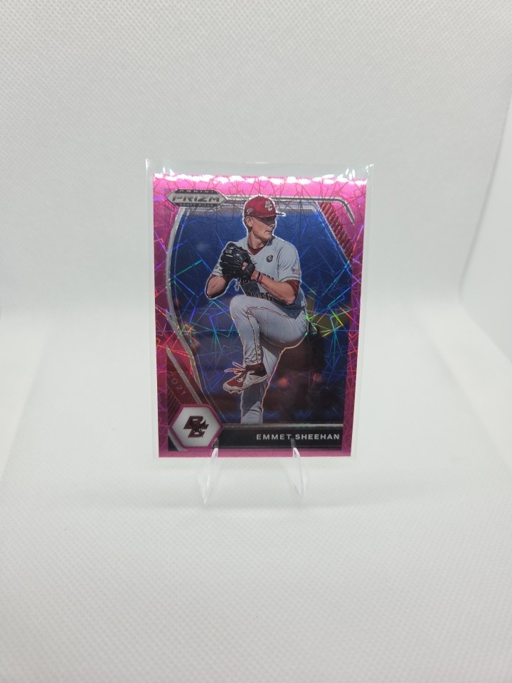 2021 Panini Prizm Draft Picks Pink Velocity Emmet Sheehan #PDP192 Prospect Rays