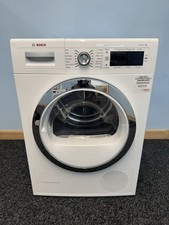 Bosch WTW87560GB 9KG Heat Pump Condenser Dryer- White 5052