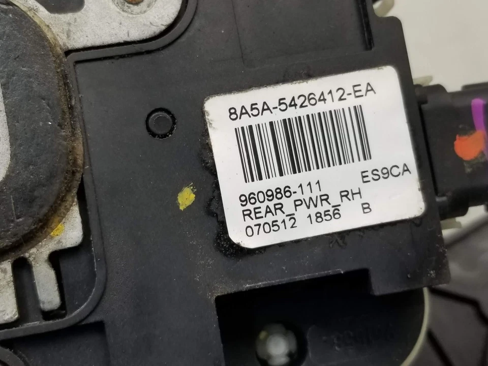 2013 LLINCOLN MKS ЗАДНИЙ ПРАВЫЙ ПРОХОД ДВЕРИ ЗАЩЕЛКА ПРИВОД С ДОПОЛНИТЕЛЬНОЙ РУЧКОЙ #10977 - Изображение 2 из 4