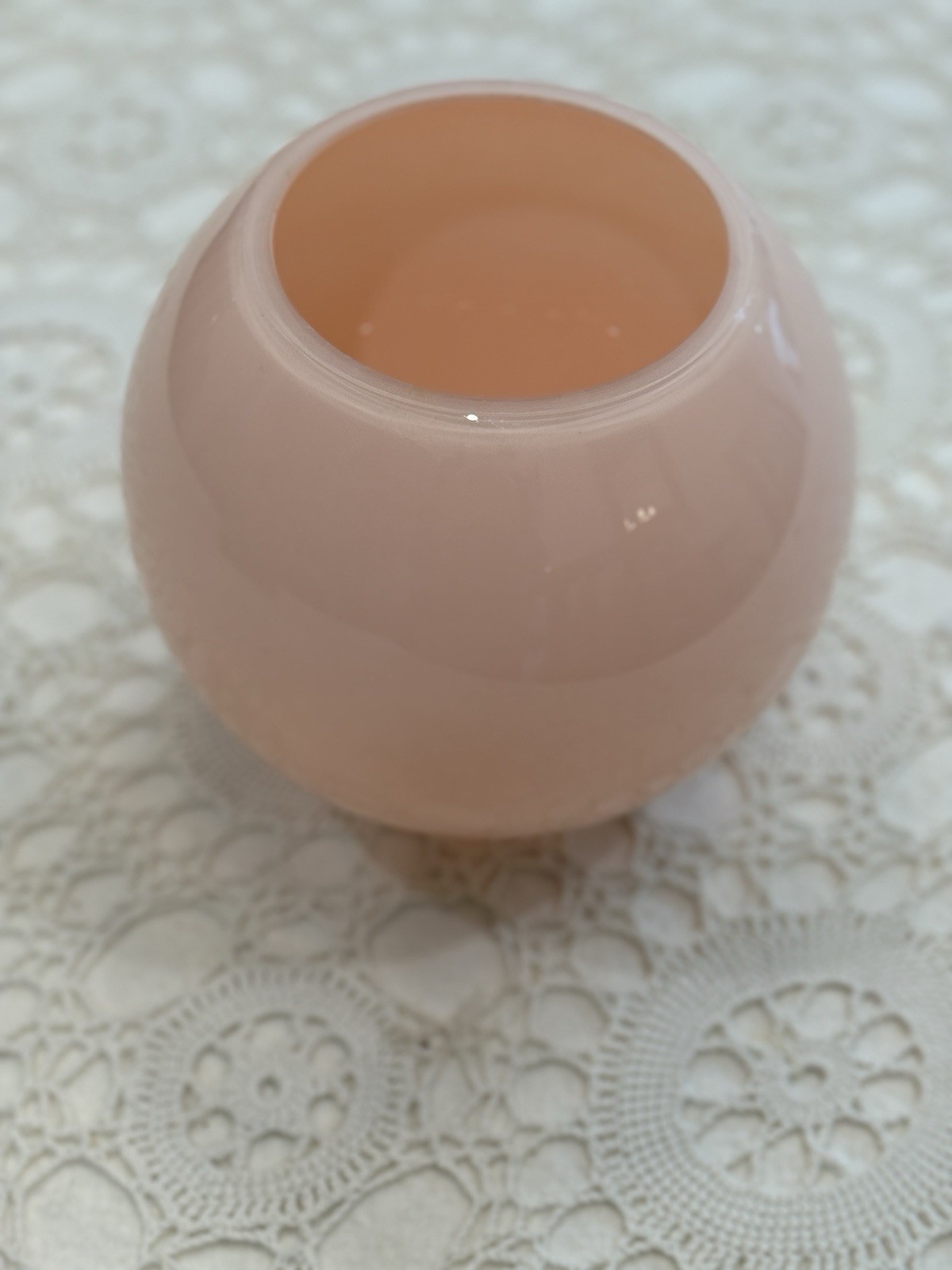 Retired Kate Spade 6” Crystal Flower Vase Blush Pink, Ellis Street, Preowned EUC thumbnail 7