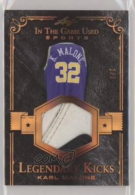 2018 Leaf ITG Used Sports Legendary Kicks Bronze 2/7 Karl Malone #LK-03 HOF v9t