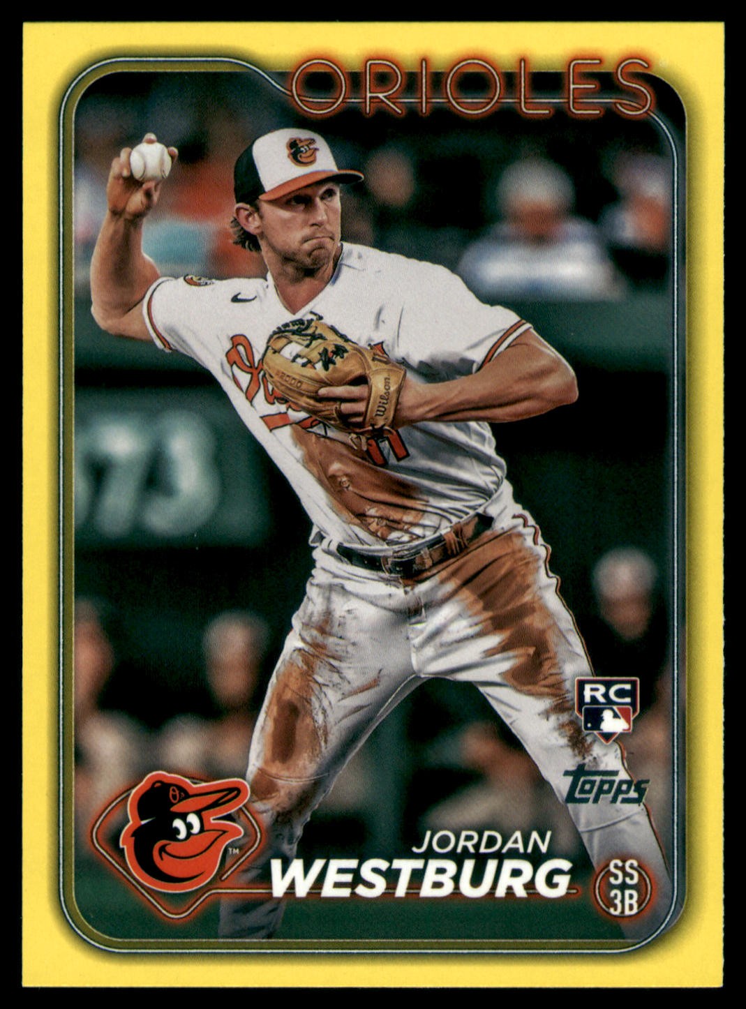 2024 Topps #66 Jordan Westburg Yellow