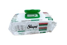 Sleepy Surface Cleaning Ręcznik | 6 x 100 sztuk | Extra Cleaning (White Soap) Zielony