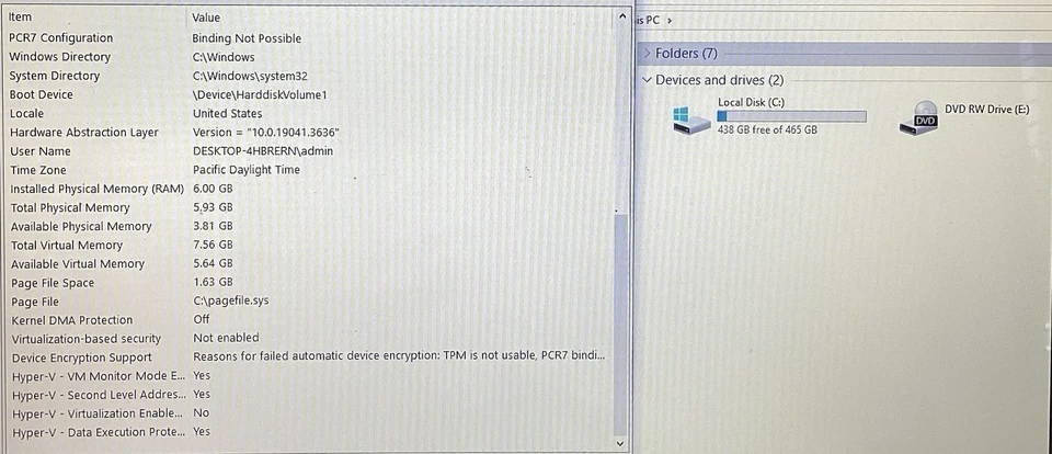HP 15 Touch 15-r137wm Intel i3-4005u @1.70GHz 6GB RAM 512GB SSD *COSMETIC ISSUE* - Image 3 of 4
