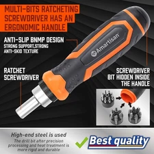 22 IN 1 Ratchet Screwdriver Set, Precision Multi-bit Ratchet Screw Drivers, S...