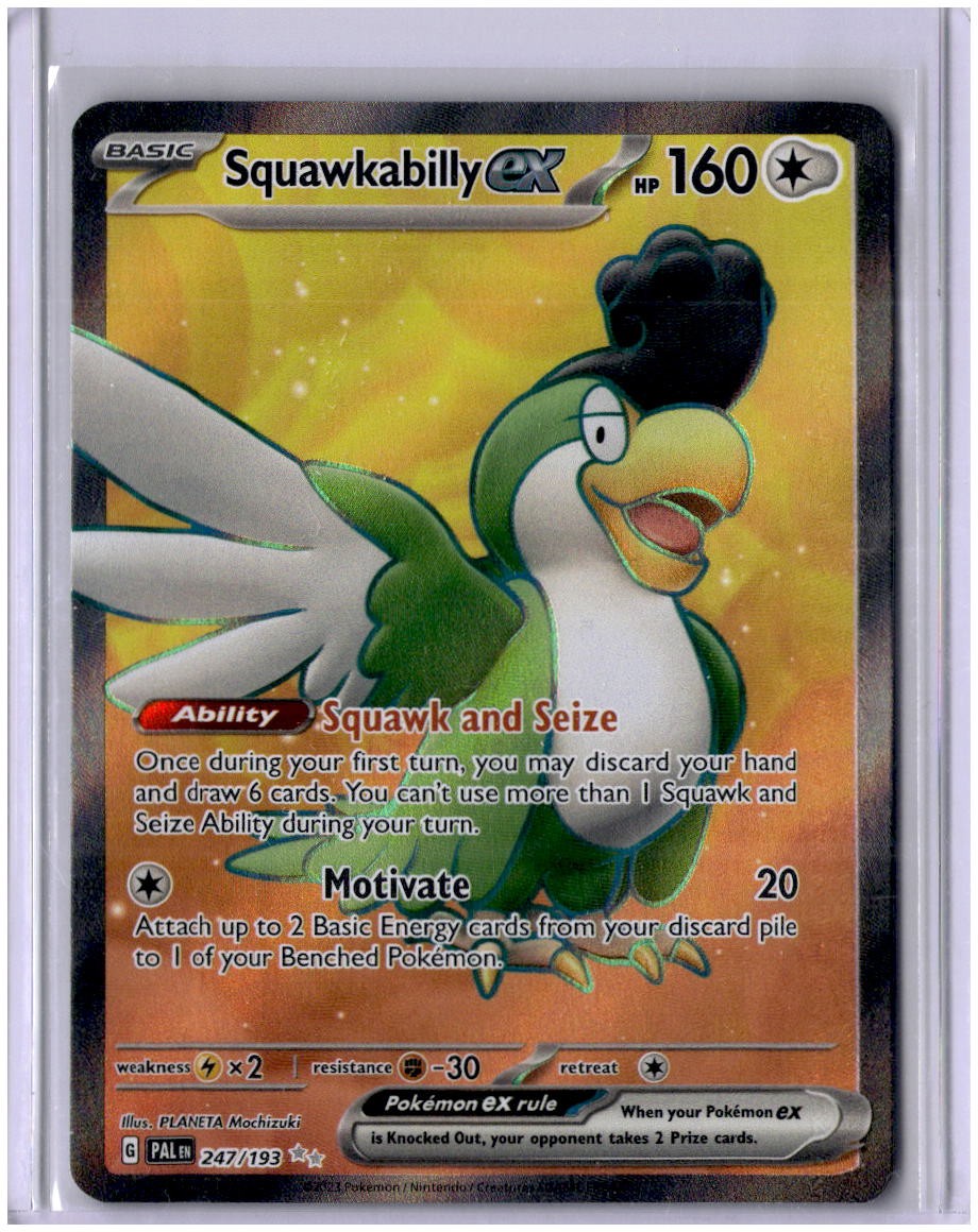 SV02: Paldea Evolved #247/193 Squawkabilly ex