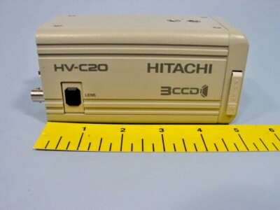 Hitachi HV-C20U-S4 1/2'' 3CCD C-Mount Color Video Camera; TESTED