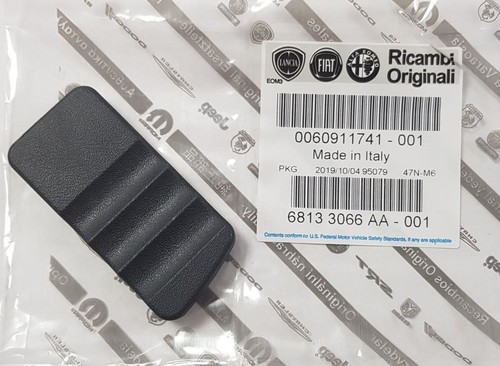 Fiat Ducato Swivel Seat Lever Knob Cover Left 2006 Onwards - 60911741 Genuine - Picture 3 of 5