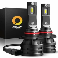 OXILAM LED Headlight Bulbs 9005 HB3 High Low Beam Lamp Replacement Durable EAP