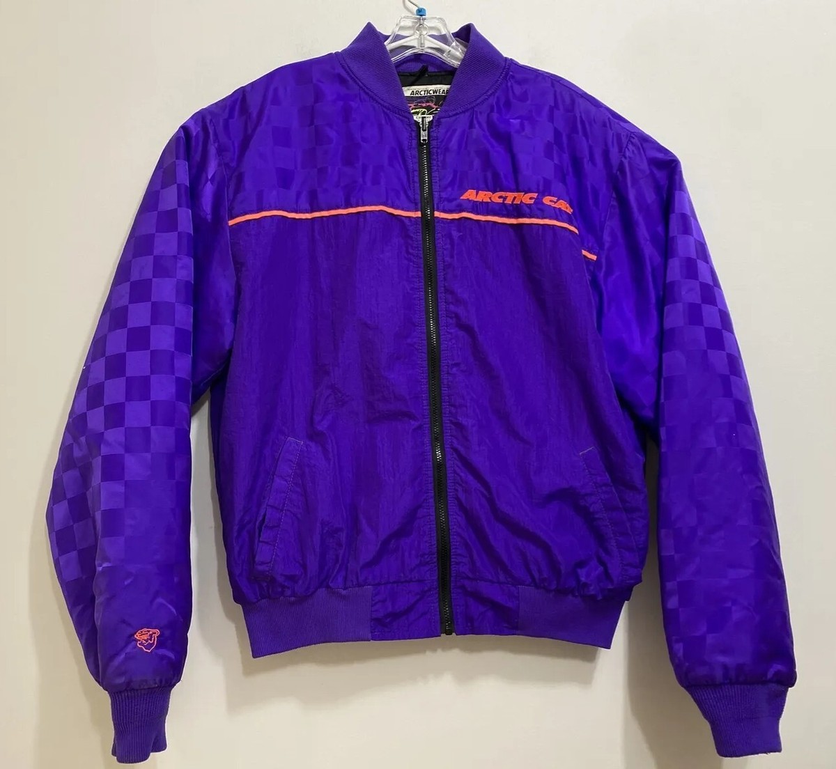 Vintage Arctic Cat Windbreaker 90s Snowmobiling Jacket Snowmobile 