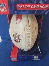 VINTAGE FOOTBALL,SUPER BOWL HISTORY BALL XXXV, JANUARY 28, 2001, LIMITED EDITION