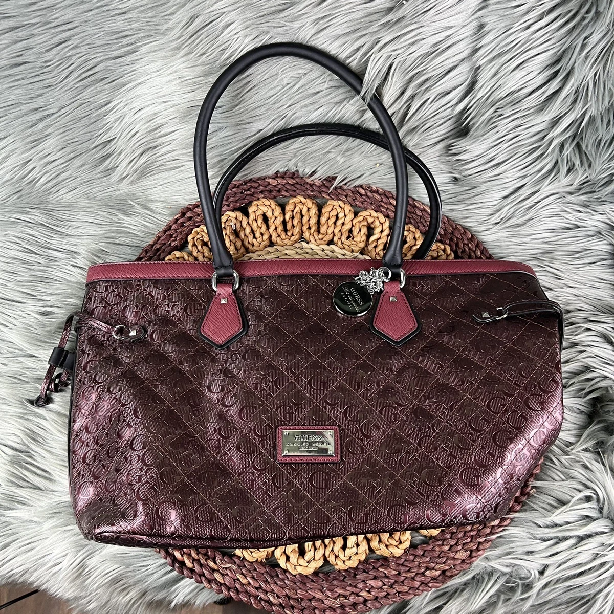 Guess patent bag sales