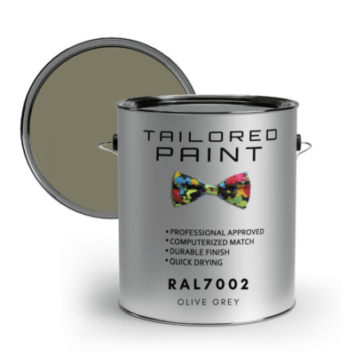 RAL7002 OLIVGRAU GLANZ uPVC Fenster & Tür 1K Pinsel oder Spray On