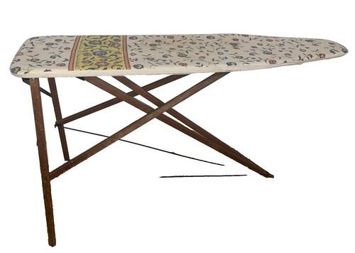 フランス アンティーク Folding Ironing Board テーブル Antique Table Top Fold / Flip Up Wooden Ironing Board 1903 Patent