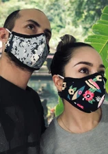 Wholesale 50 HANDMADE mask Tapabocas  washable. High quality