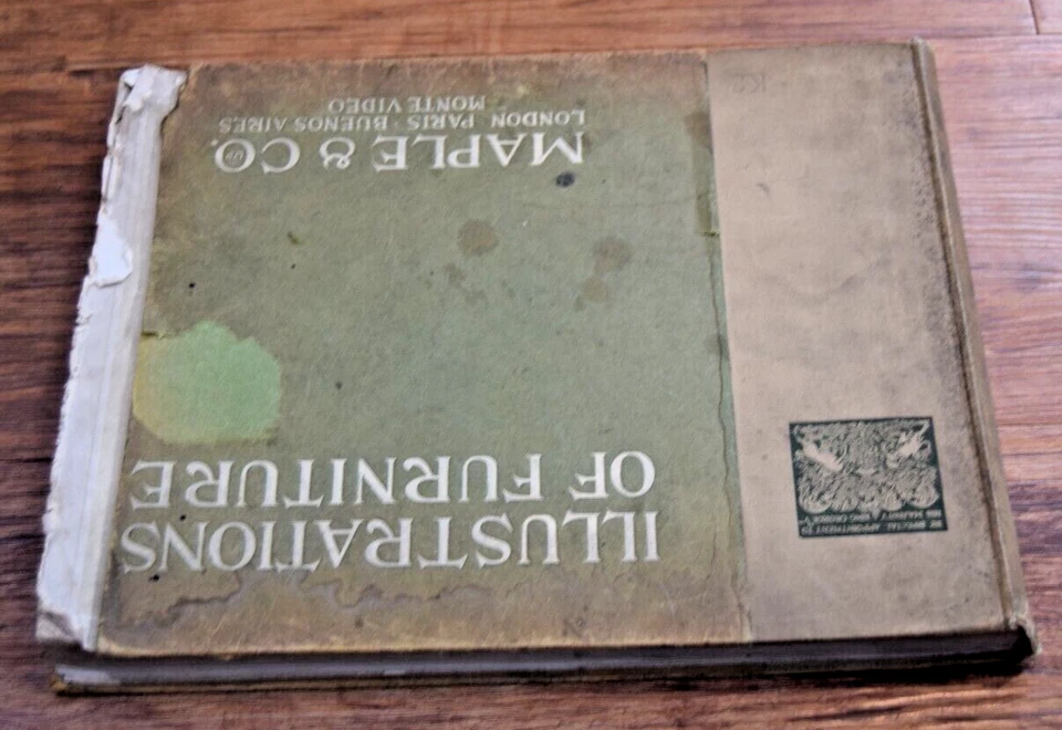 Antiguo Maple & Co Ilustraciones de Muebles Libro Interior Mobiliario Catálogo Foto 3 de 4