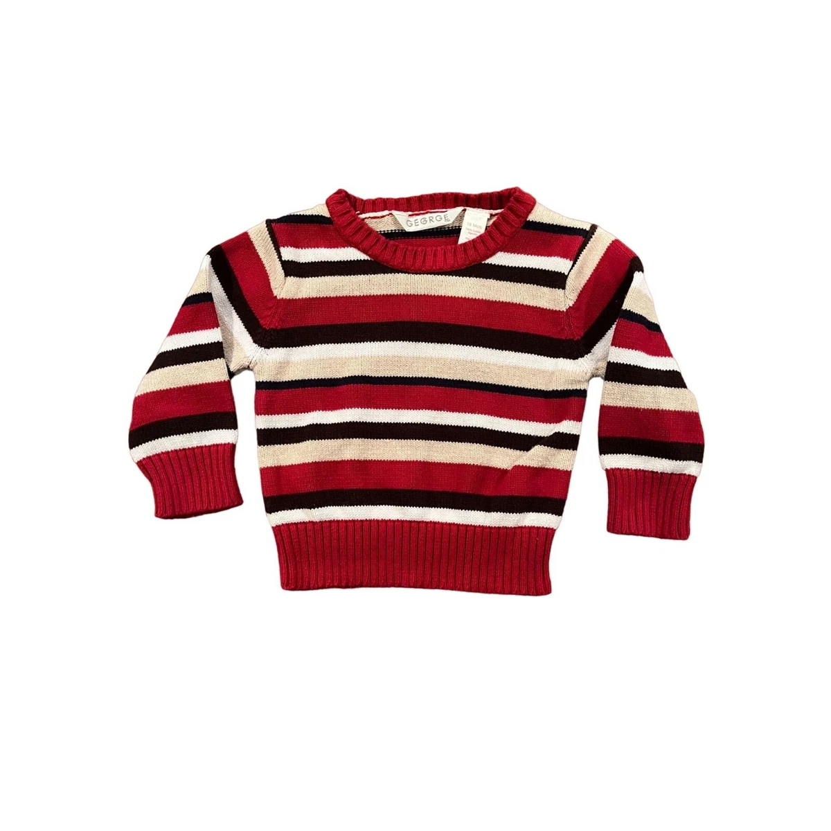Cream and deals red sweater