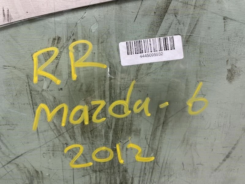 Mazda 6 2012 puerta trasera derecha del lado del pasajero vidrio OEM+ Foto 2 de 4