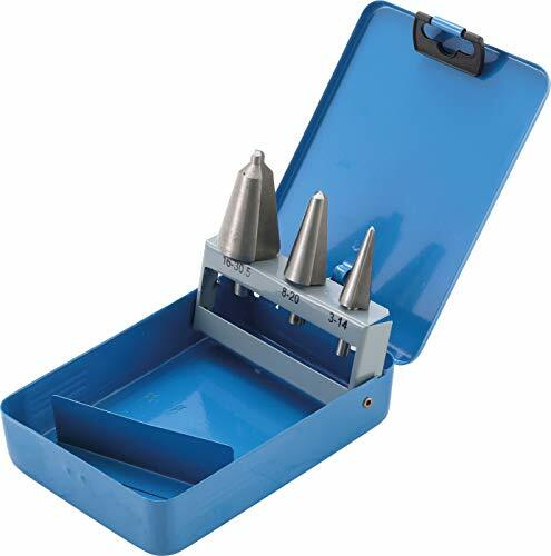 Set 3 Frese Coniche BGS 1998 | Acciaio Rapido per Fori Lamiere Puliti