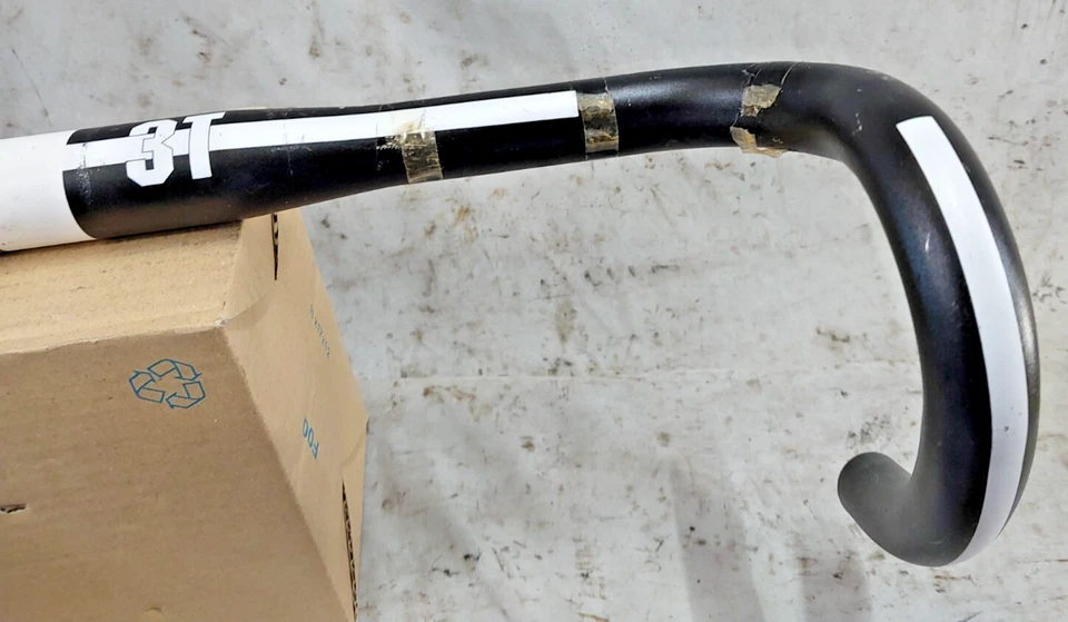 3T Ergoterra Pro Drop Bar Handlebar 31.8mm 44/47cm Pinarello Dogma USA Shipper:) - Image 3 of 4