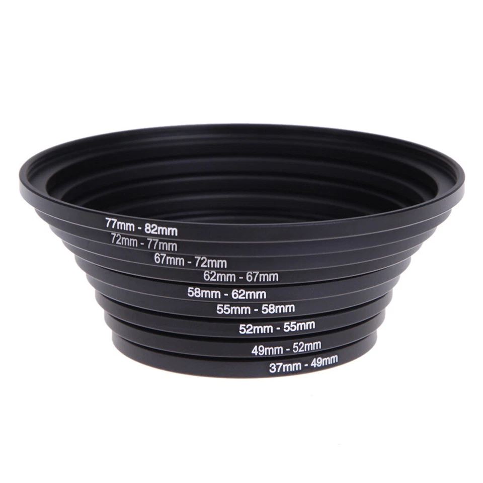 18Pcs/Set Camera Lens Filter Step Up Down Ring Adapter Kit Camera DSLR Universal - image 4 of 4