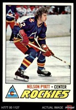 1977 Topps #252 Nelson Pyatt Rockies-Hockey 5 - EX