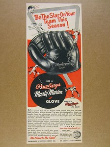 1954-Rawlings-Marty-Marion-G600-Baseball-Glove-vintage-print-Ad