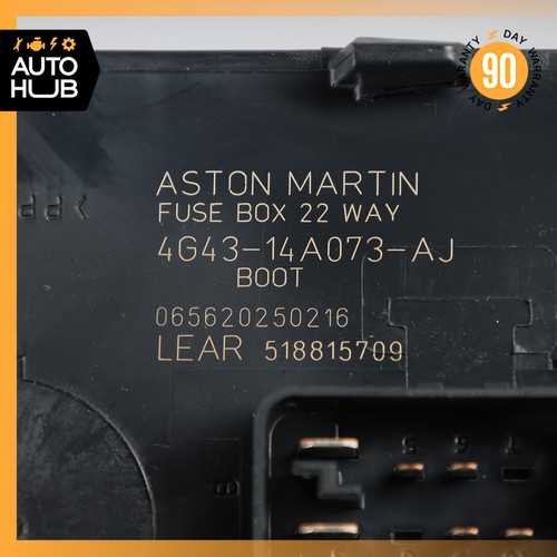 Caja de fusibles de maletero trasero Aston Martin DB9 GT OEM 7 k millas - Imagen 14 de 15