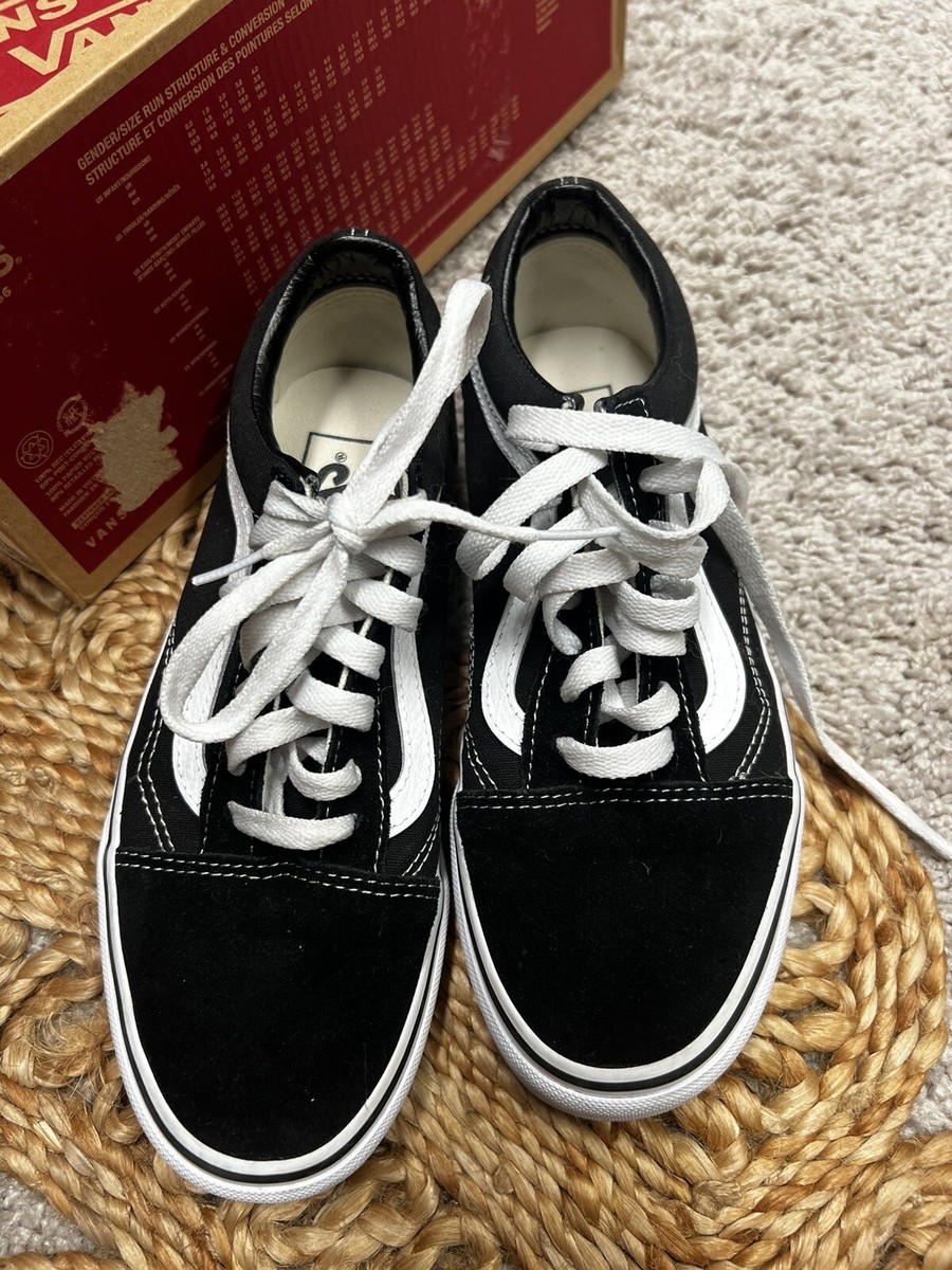 VANS Old Skool Black White size us 6men/ 7.5 women | eBay