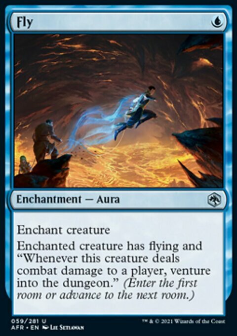 マジック：ザ・ギャザリング Magic The Gathering - Forgotten Realms Magic the Gathering MTG Fly (59) Adventures in the Forgotten