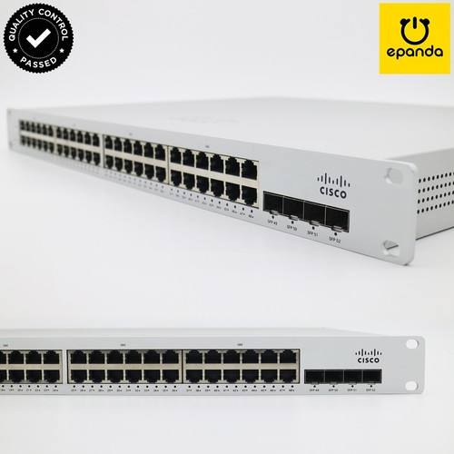 Cisco Meraki MS220-48LP 370W 48xPoE Gigabit Switch 4xSFP UNCLAIMED, 1Y-Warranty - 第 1/6 張圖片