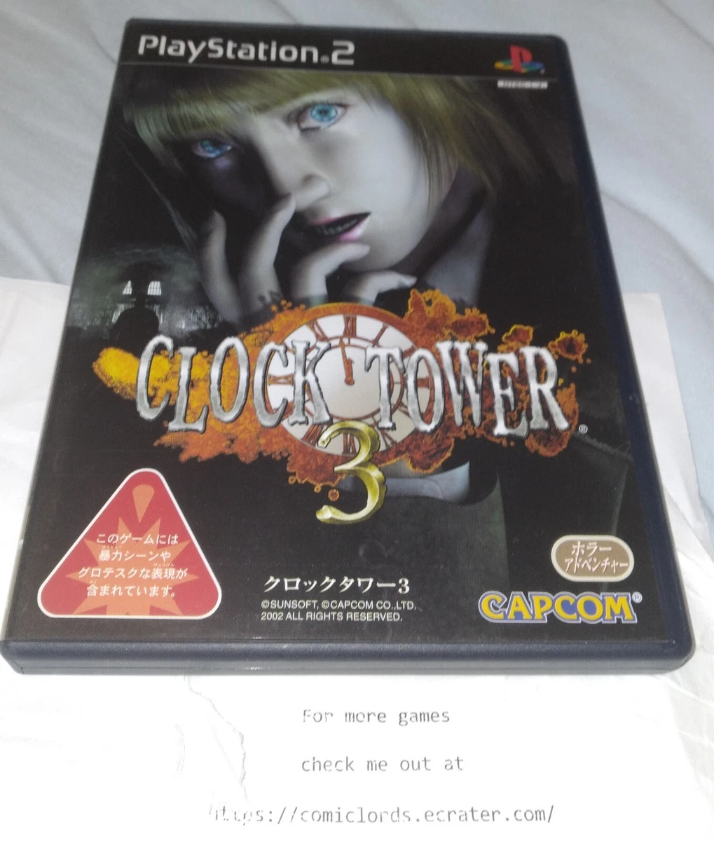 Clock Tower 3 Sony Playstation 2 (Ps2) Pal-euro Occasion (Sans Notice