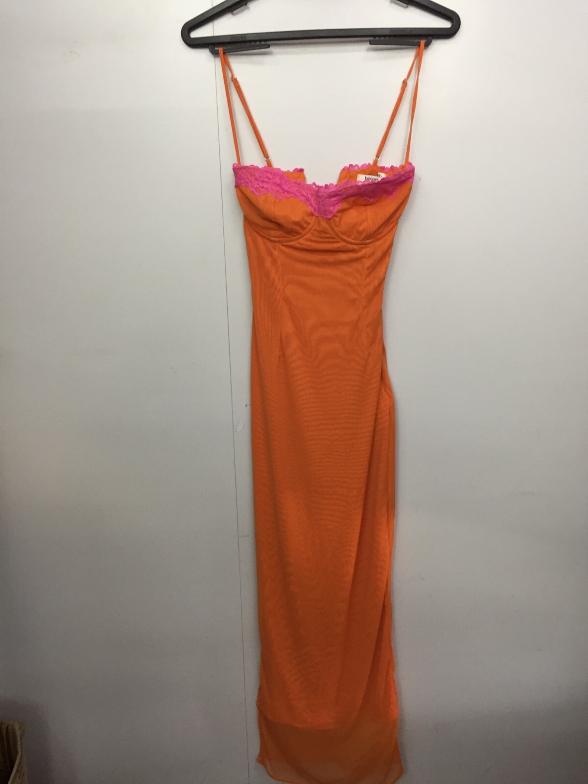 HOUSE OF CB 'Aiza' Flame Orange Maxi Dress XS 6 / 8 1942 eBay