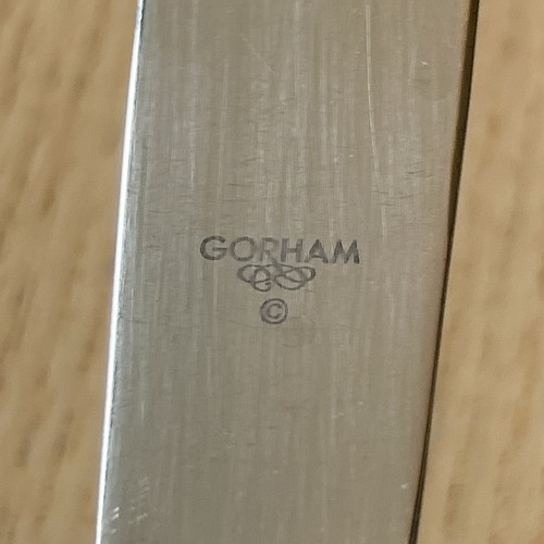9 cuchillos de cena de acero inoxidable GORHAM Design Studios BALUSTER ~ 91/4" ~ USADOS EN EXCELENTE ESTADO - Imagen 2 de 2