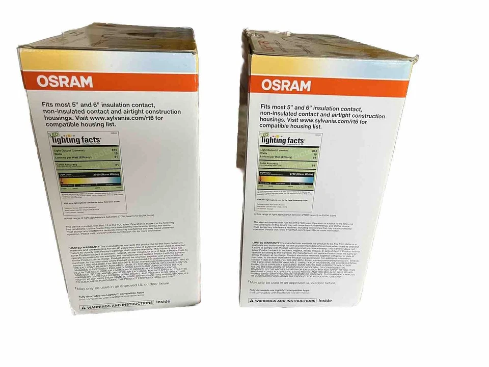 Osram Lightify LED / SMART CONNECTED LIGHT 120v 5-6” RECESSED KIT - 2 KITS - Image 4 of 4