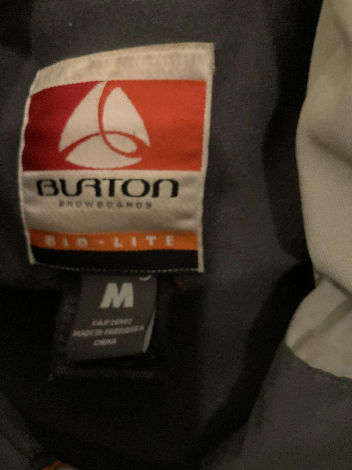 burton bio-lite coat ski winter jacket