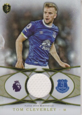2016-17 Topps English Premier League Gold Fibers Relics Tom Cleverley - Everton