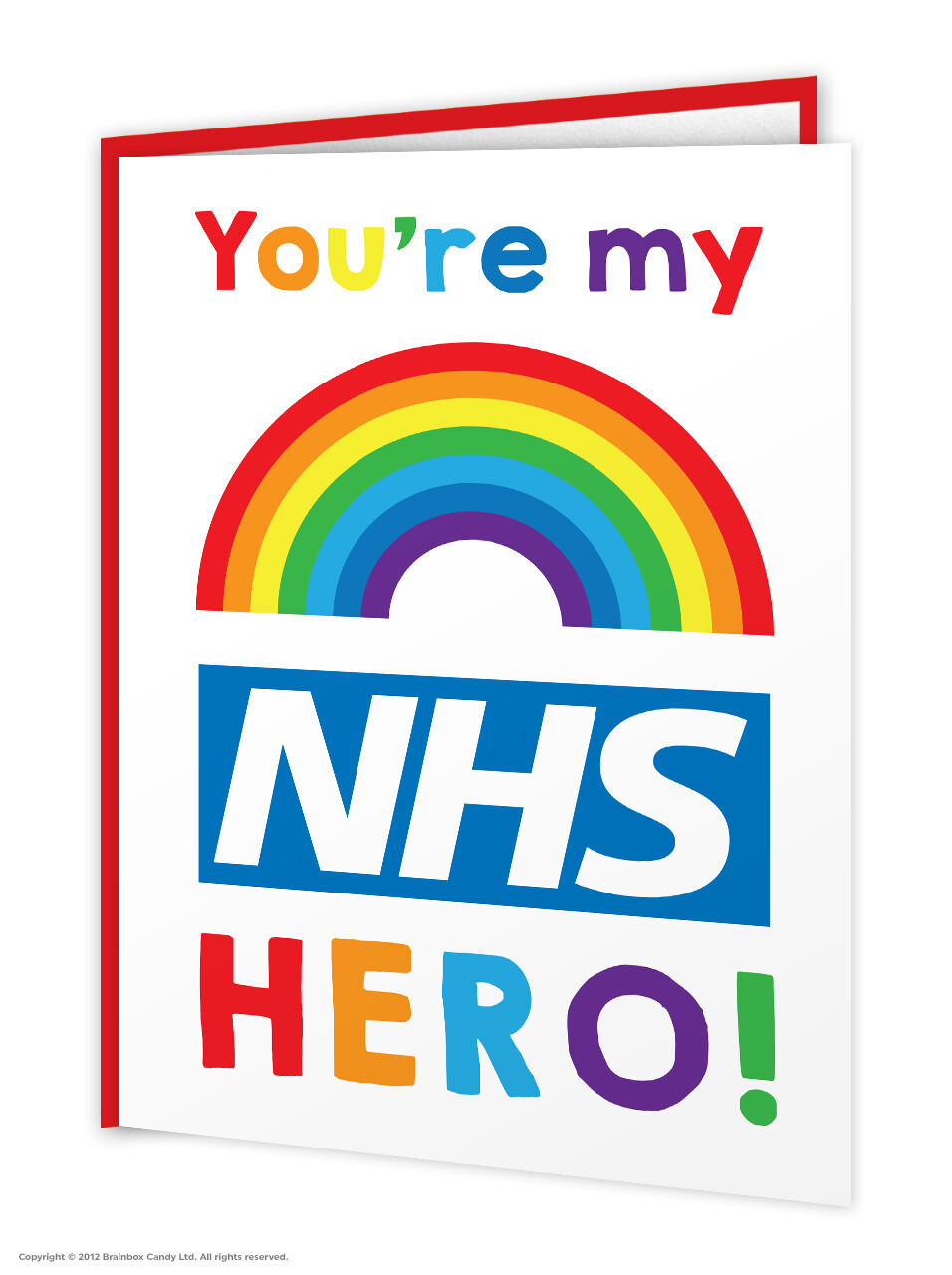 Cute 'NHS Hero' Card Doctors Nurses Paramedics NHS Thank You Thinking Of You