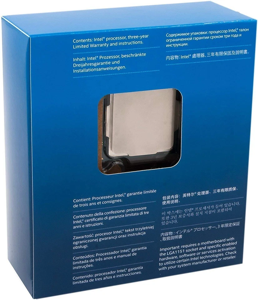 Intel Core i7 7700K 4.2GHz Unlocked Processor with Turbo Boost DDR4 SDRAM - Image 2 of 2