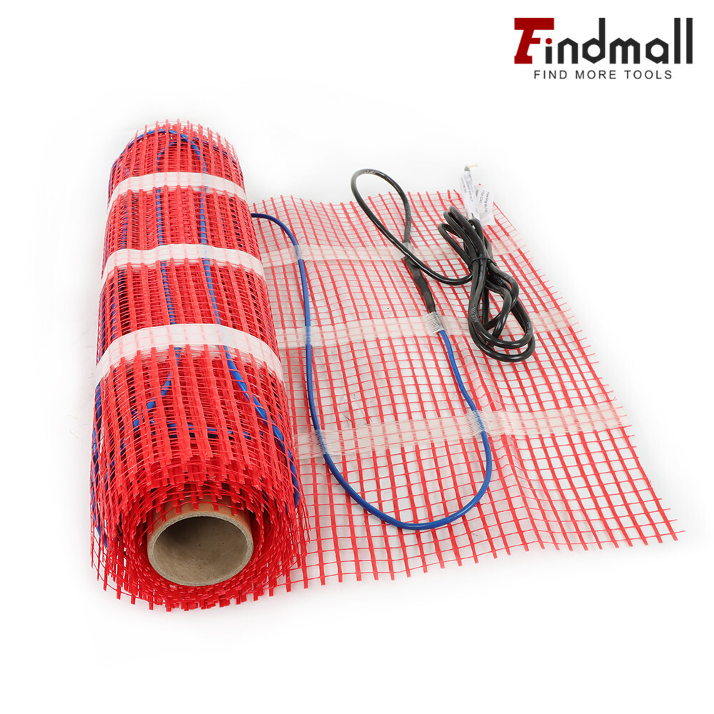 Electric Floor Heat Mat Kit (10100sqft), 120V Underfloor Radiant