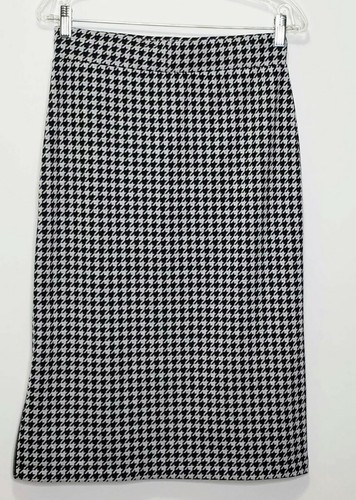 DKNY Womens Skirt Houndstooth Stretch Size 8 - Picture 2 of 4