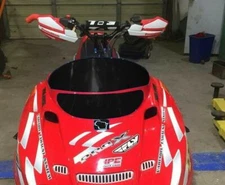 *Premium* Gloss Black Windshield Fits Polaris Edge ~ 213 Parts