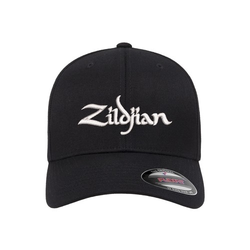 Zildjian Logo Embroidered Flexfit Hat Flat and Curved Black, Navy, Olive, Grey - Picture 4 of 13